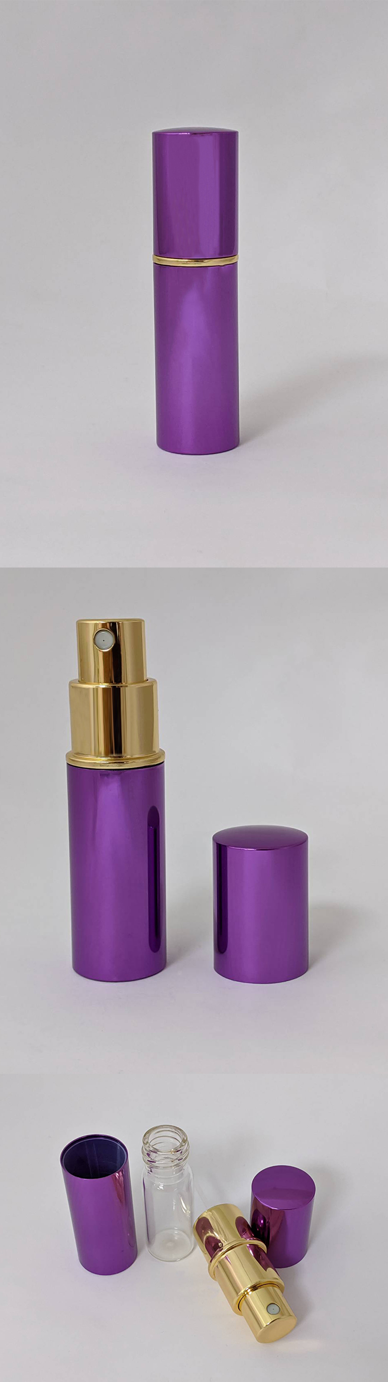 10ML紫色铝壳携带式香水空瓶02