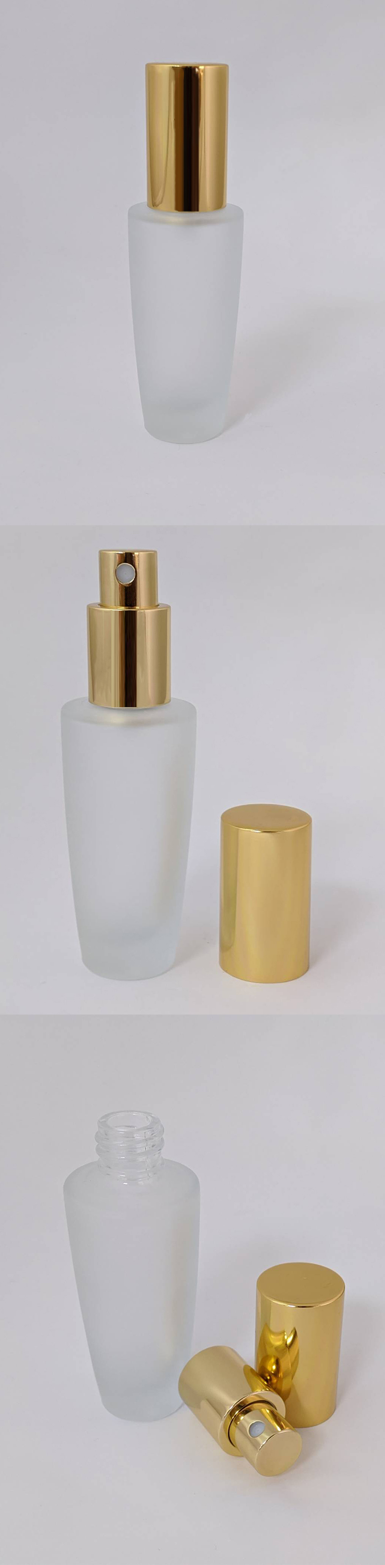 35ML霧面玻璃空瓶金色噴霧頭02