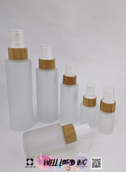 竹制乳液玻璃空瓶