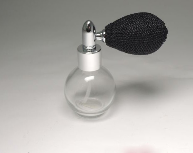精美球噴頭圓形透明香水瓶