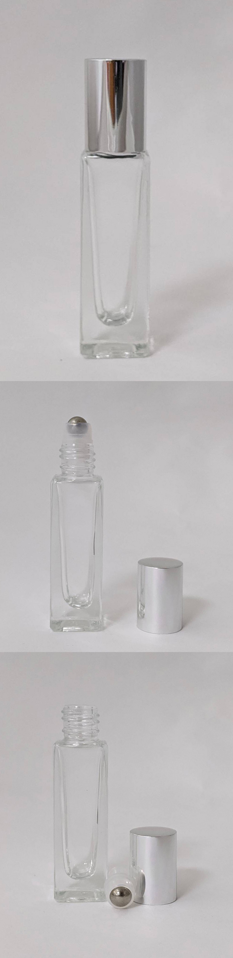 7ML銀色蓋滾珠玻璃空瓶