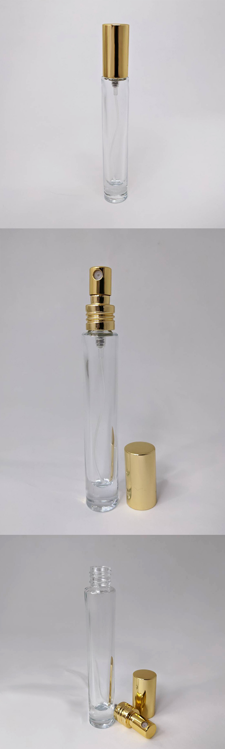 10ML圓柱厚底玻璃瓶噴頭2