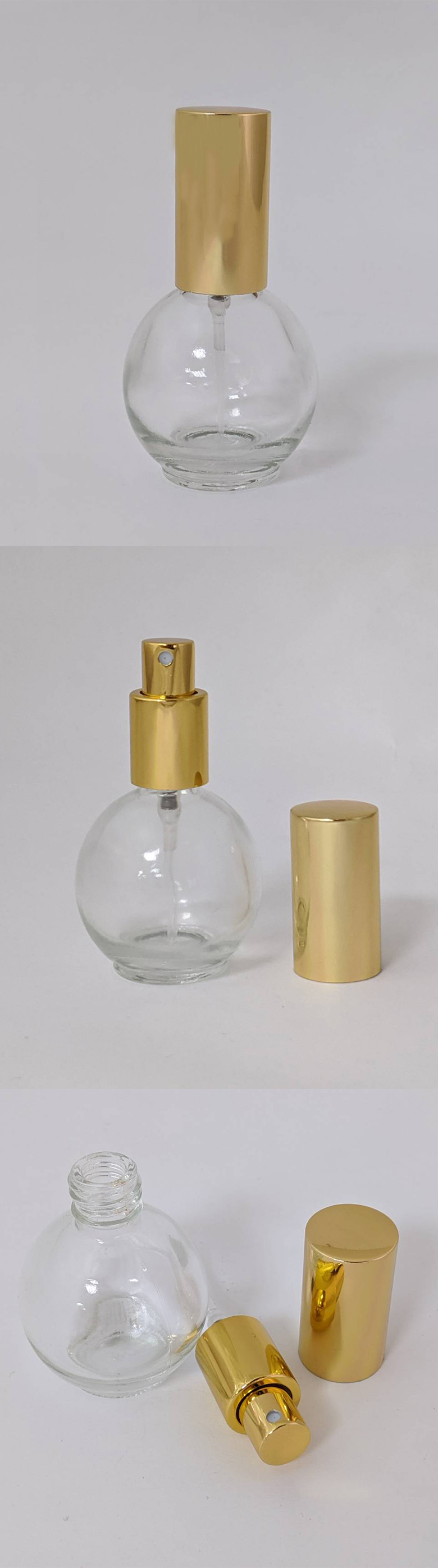 15ML圓型玻璃空瓶金色噴霧頭02
